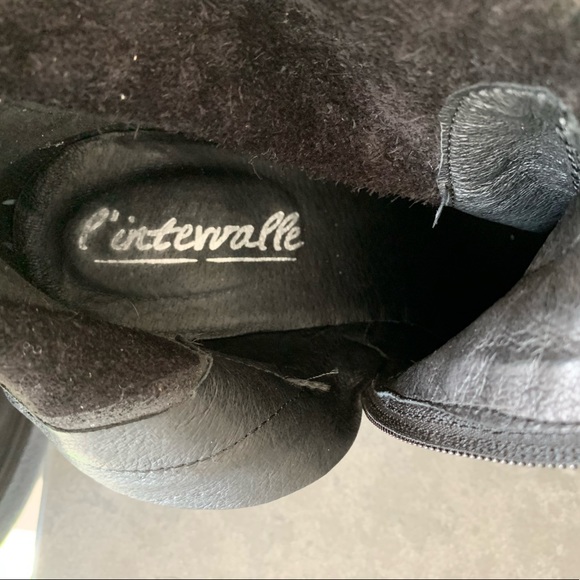 L’Intervalle black leather boots - 41 - Picture 8 of 10